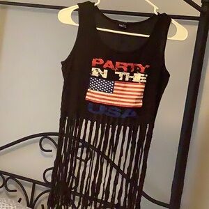 Rue21 American flag party shirt